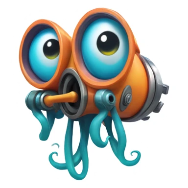 Squid launcher from despicable me sticker