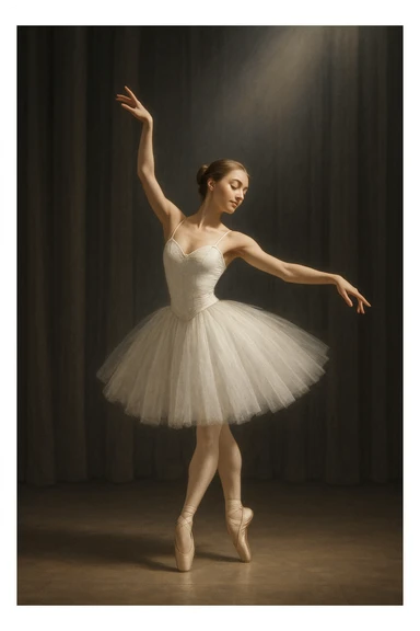 Ballerina sticker