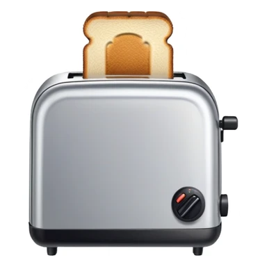 A toaster emoji, drawn with an 8-bit pixelated look, similar to early video game sprites. sticker
