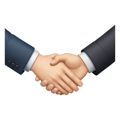 business handshake sticker