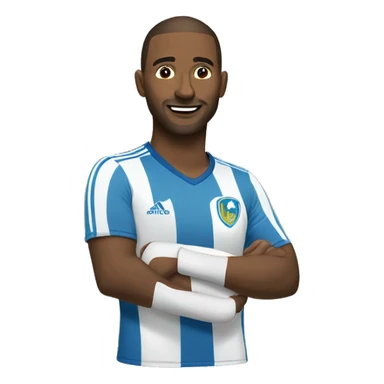 Cambiándome para jugar futbol  sticker