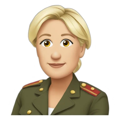 Marine le Pen africaine sticker