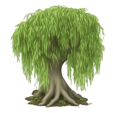 weeping willow tree sticker