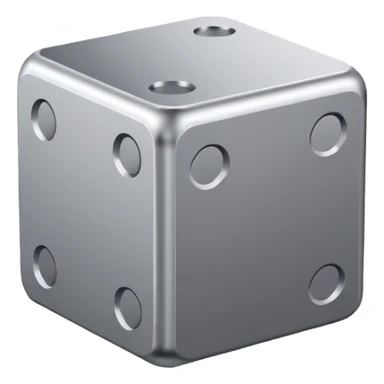 ASML semiconductor equipment，Silver gray, simple style，cube-shaped design sticker