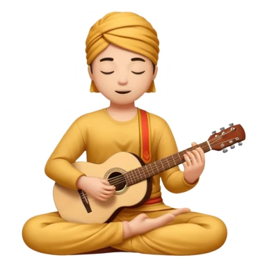 Play guitar to meditate and relax  sticker