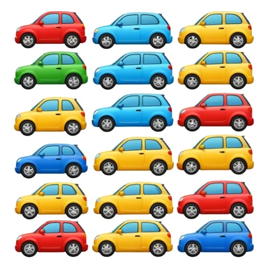 need emojis of cars from cartoons or movies and real life cars sticker