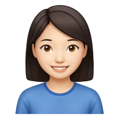 chica aseatica sticker