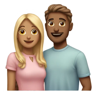 Couple-hearts-coloured-pastel-shade sticker