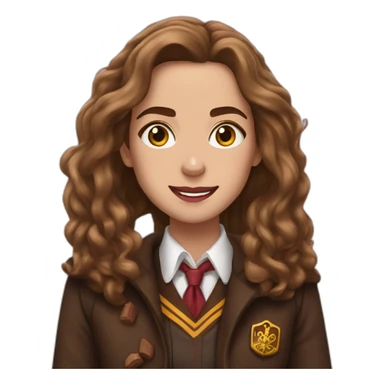 Hermione Granger ate a chocolate sticker