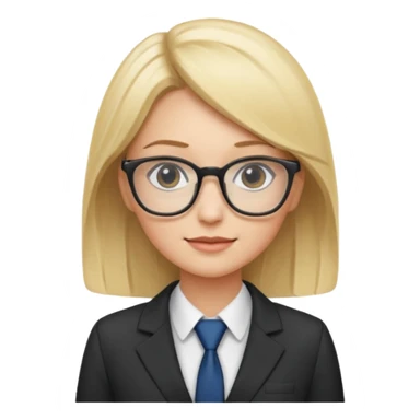 blonde womand, cute, from sector commercial sticker