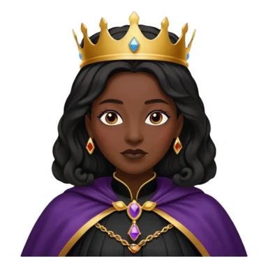 black Cape Queen elder sticker