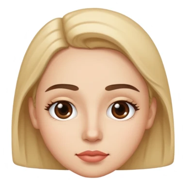 with a little dot on the top of the left lip part a fuller eyebrows sticker