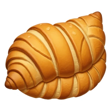 Beige Cozy Croissant autumn sticker
