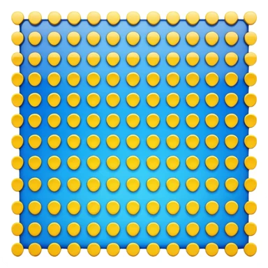 Tenacity as emoji, persistent repeating square patterns, strong color contrasts sticker