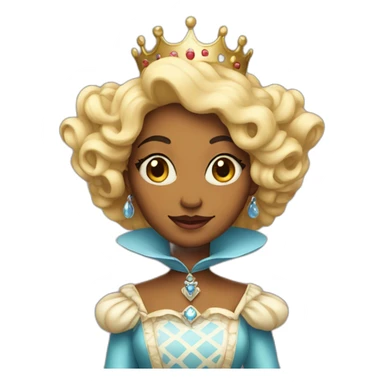 Queen in wonderland sticker