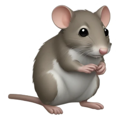 Wood rat sticker