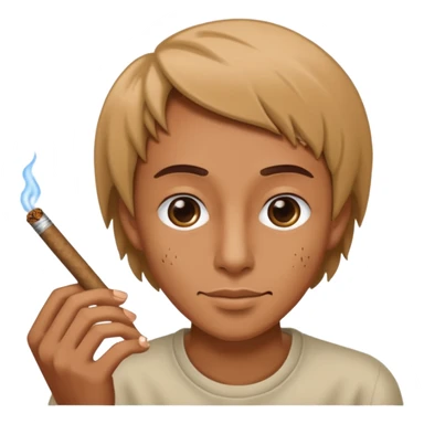 rolling a blunt sticker