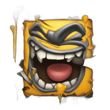 graffiti of the words "The Game" sticker