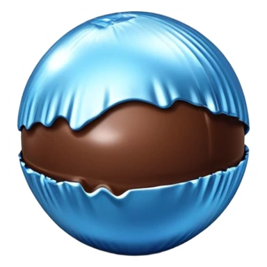 blue-wrapped chocolate bonbons sticker
