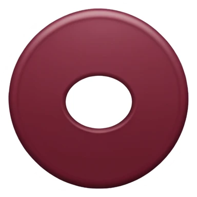 Círculo de color burdeos sticker