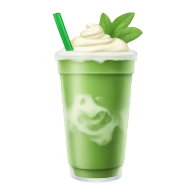 iced matcha latte  sticker