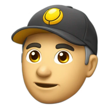 tête coach esport casquette sticker