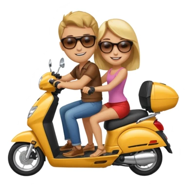 honda dio new byke couple going sticker
