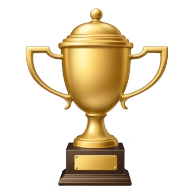 winter holiday theme trophy sticker