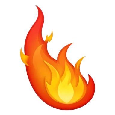 Fire make hugs  sticker