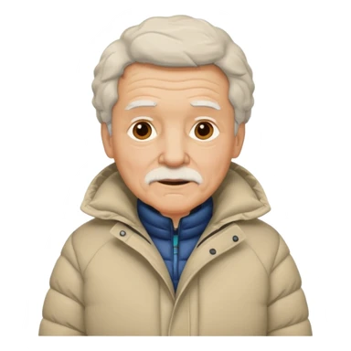 old man in puffy winter coat











 sticker