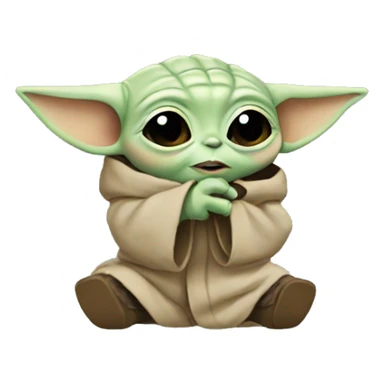 baby yoda cfr reparing sticker