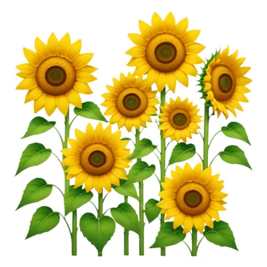7 million sunflowers sticker