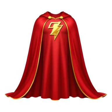 shazam's cape only sticker