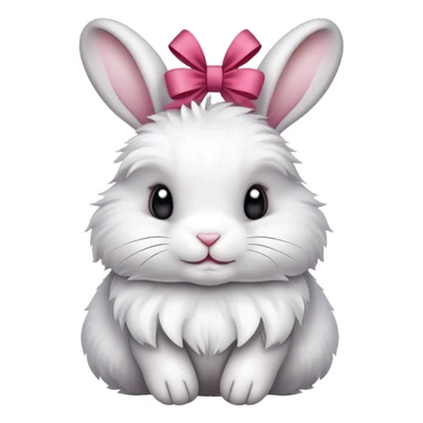 Rabbit with ribbon  sticker