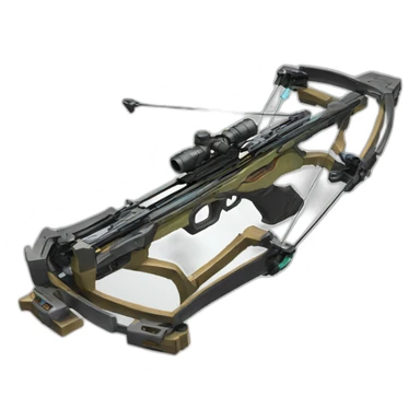 sci-fi crossbow sticker