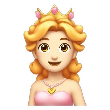 Peach princess Nintendo sticker