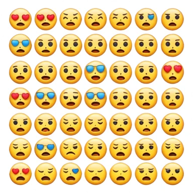 EMOJIS MOODY EXPRESSIONS 
AND FEELINGS sticker