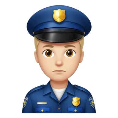 police with light sticker