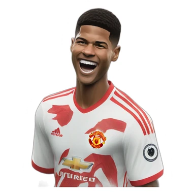 Marcus rashford celebrating sticker