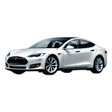Voiture tesla sticker