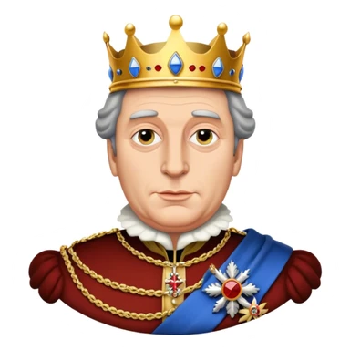 Hamilton king George sticker