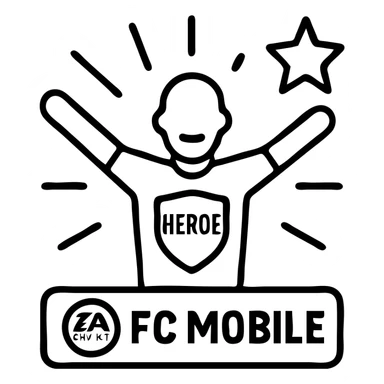 Tim Howard héroe fc mobile with background elements sticker
