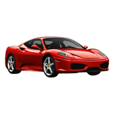 Red Ferrari F430 sticker