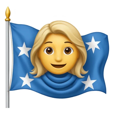 Crée moi un emojis avec le drapeau corse avec la tête  sticker