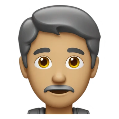 man looking for something sticker