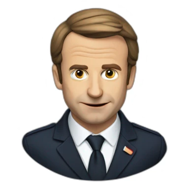 Macron qui meurt sticker