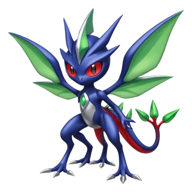 Shiny Aural Darkrai-Celebi-Genesect-Fakémon-fusion (full body) sticker