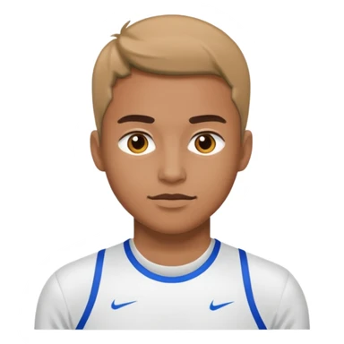 persona de pie con ropa de deporte pero quietaa sticker