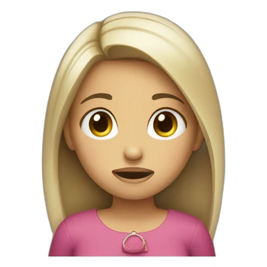 girl cryung because of empty purse sticker