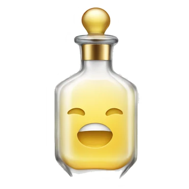 glass perfume bottle sticker